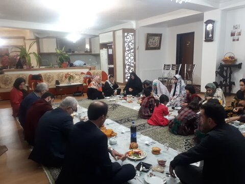 گزارش تصویری| مراسم افطاری در محضر ولی نعمتان در خانه کوثر اسکو