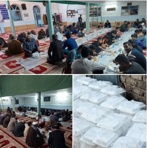 🔹🔸 طبخ و پخت غذا و برگزاری مراسم افطار برای مددجویان بهزیستی شهرستان خرم آباد