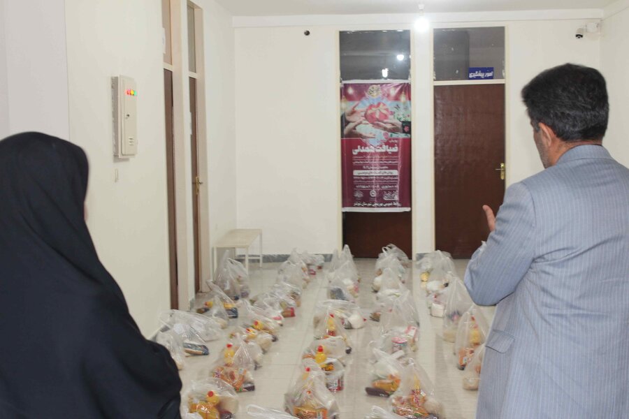 ببینیم|ضیافت همدلی رمضان با حضور مدیر کل بهزیستی خوزستان در شوشتر