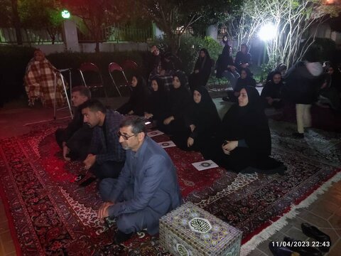 محمودآباد | برگزاری مراسم شب قدر در مرکز نگهداری معلولین جسمی حرکتی شهید فیاض بخش سرخ رود