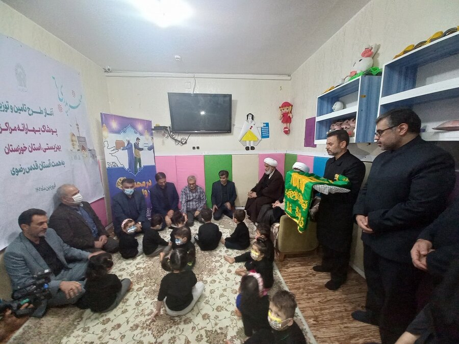دیدارنماینده مردم خوزستان در مجلس خبرگان رهبری با کودکان بی سرپرست و بد سرپرست بهزیستی