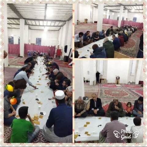 مراسم ضیافت افطار ساده باهمت مراکز وخیرین در کلیه شهرهای استان کردستان برگزار شد