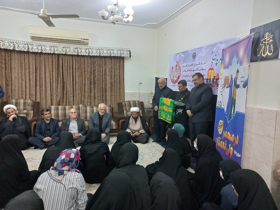 دیدار صمیمانه به همراه افطاری استاندار خوزستان با فرزندان تحت حمایت بهزیستی