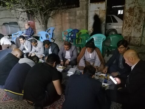 برگزاری ضیافت افطاری در محضر ولی نعمتان مرکز شماره 9474 بهزیستی استان