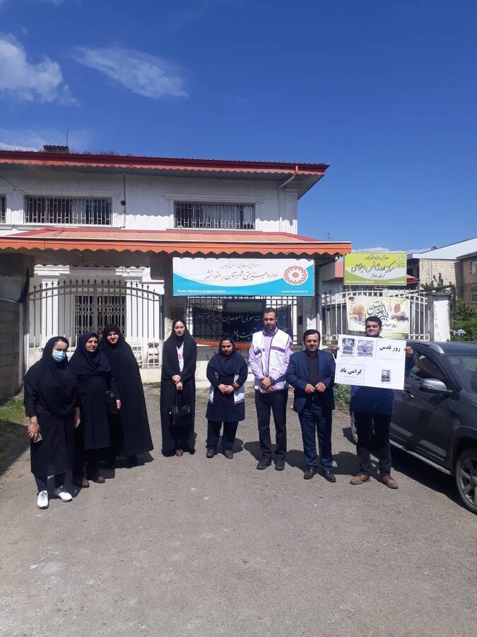 رضوانشهر | حضور رئیس و کارکنان بهزیستی شهرستان رضوانشهر در راهپیمایی روز جهانی قدس
