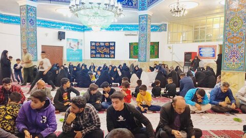 🔹🔸برگزاری سفره افطاری در مسجد دولتشاهی خرم‌آباد