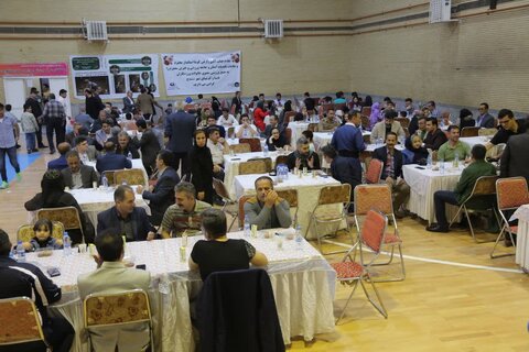 برگزاری مراسم معنویی افطار هیئت ورزشهای نابینایان و کم بینایان استان کردستان