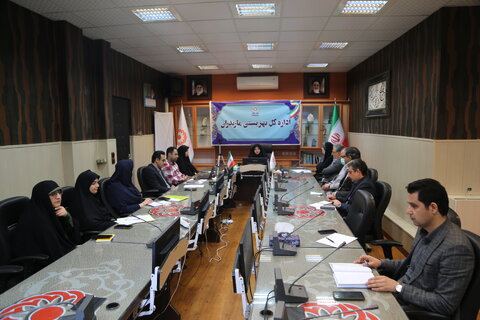 برگزاری جلسه ویدئو کنفرانس شورای زکات بهزیستی استان مازندران