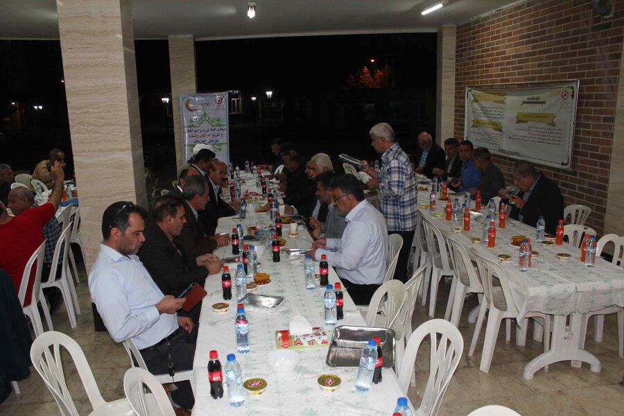 ضیافت افطاری و مراسم تکریم کارکنان رزمنده بهزیستی خوزستان