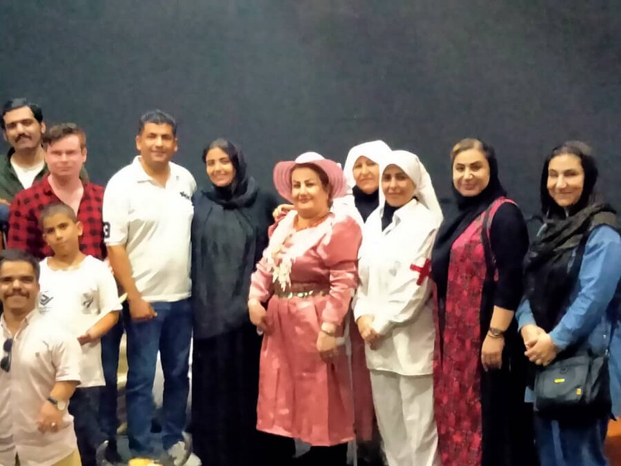 برگزاری تئاتر معلولین استان در شهر بوشهر