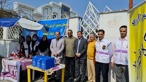 نوشهر| بازدید معاون امور اجتماعی بهزیستی مازندران از پایگاههای جمع آوری زکات فطریه در شهرستان نوشهر