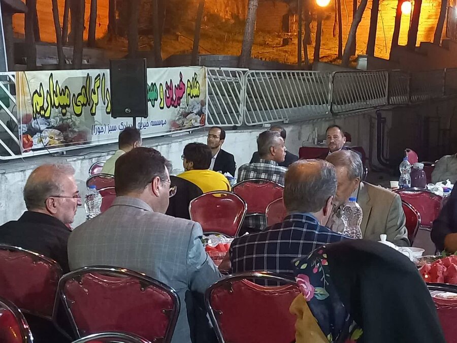 دماوند| برگزاری ضیافت افطاری و جشن گلریزان