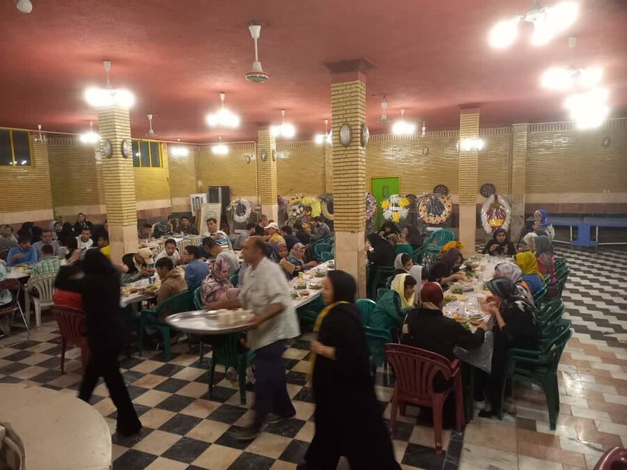 پیشوا| برگزاری ضیافت افطار در مجتمع توانیابان موسی بن جعفر 