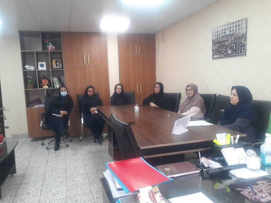 برگزاری جلسه عفاف و حجاب در اداره بهزیستی شهرستان رضوانشهر