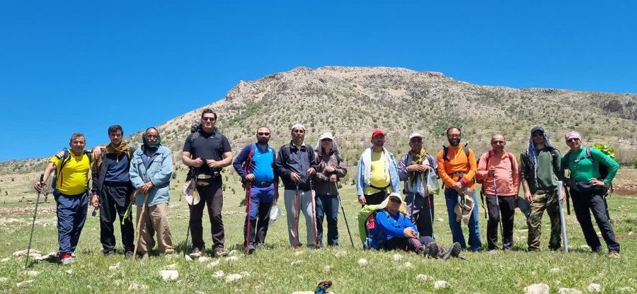 صعود گروه کوه‌نوردی مددکاران زاگرس به قله‌ی کچل