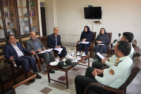جلسه هماهنگی در خصوص معافیت سربازی جامعه هدف بهزیستی استان مرکزی