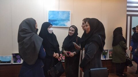 لاهیجان | برگزاری اختتامیه کارگاه هشت روز هنرهای تجسمی ویژه تسهیلگران بهزیستی در شهرستان لاهیجان
