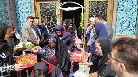 گزارش تصویری | آیین بدرقه توانخواهان تحت پوشش بهزیستی استان به مشهد مقدس