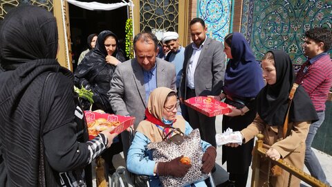 گزارش تصویری | آیین بدرقه توانخواهان تحت پوشش بهزیستی استان به مشهد مقدس