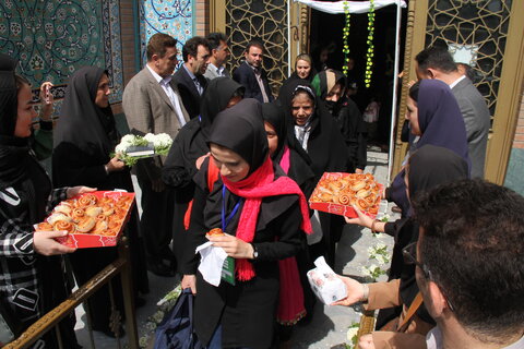 گزارش تصویری | آیین بدرقه توانخواهان تحت پوشش بهزیستی استان به مشهد مقدس