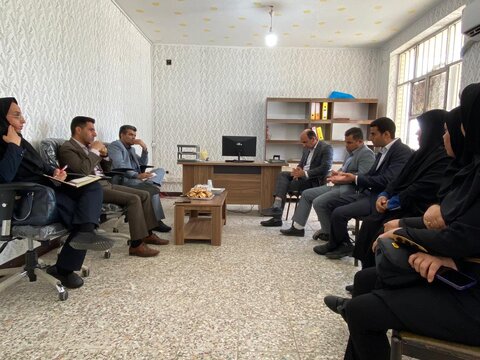 حضور مدیرکل بهزیستی خوزستان درشهرستان کرخه