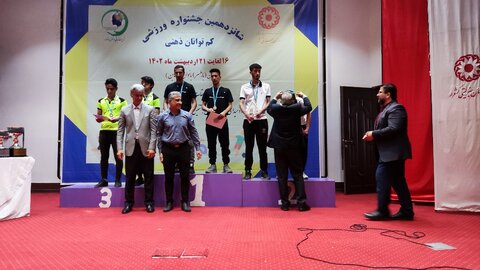 افتخار آفرینی مددجویان کم توان ذهنی (آقایان) تحت پوشش بهزیستی استان در شانزدهمین جشنواره ورزشی بهزیستی سراسر کشور