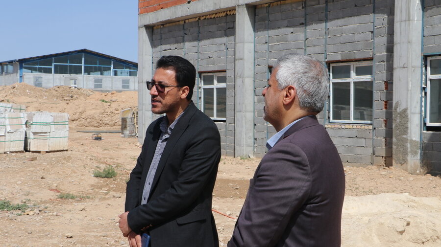 بازدید استاندار از ساختمان خیریه ای مرکز معلولین ذهنی و نگهداری توانبخشی سالمندان