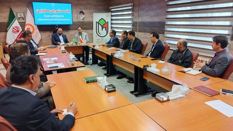 گزارش تصویری| برگزاری جلسه شورای معاونین با حضور رئیس دبیرخانه شورای مشارکت های مردمی