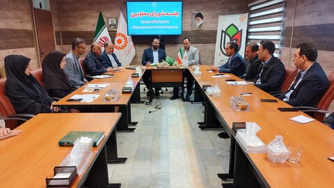 گزارش تصویری| برگزاری جلسه شورای معاونین با حضور رئیس دبیرخانه شورای مشارکت های مردمی