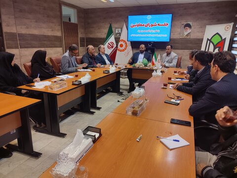 گزارش تصویری| برگزاری جلسه شورای معاونین با حضور رئیس دبیرخانه شورای مشارکت های مردمی