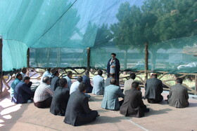 برگزاری زیارت عاشورا به مناسبت گرامیداشت سوم خرداد در بهزیستی استان