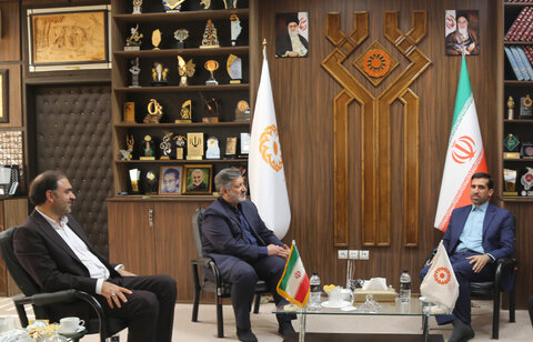دیدار   مدیر کل امور مجلس صداو سیما  با رئیس سازمان بهزیستی کشور