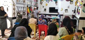 برگزاری جشن روز دختر در مرکز حرفه آموزی معلولین ذهنی دختران بالای 14سال