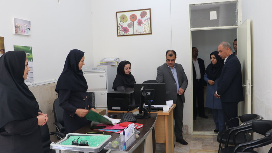بازدید رئیس سازمان مدیریت و برنامه ریزی استان از اداره کل بهزیستی و اداره بهزیستی شهرستان بجنورد
