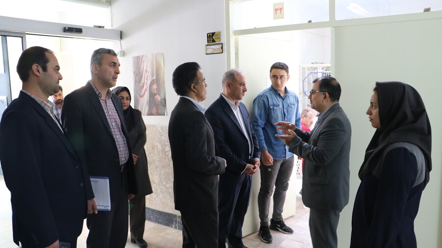 بازدید رئیس سازمان مدیریت و برنامه ریزی استان از اداره کل بهزیستی و اداره بهزیستی شهرستان بجنورد