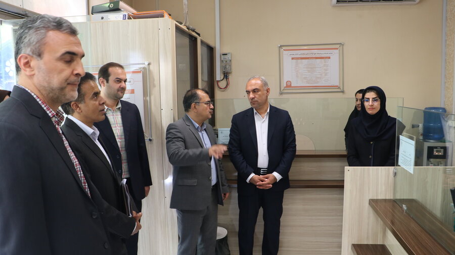 بازدید رئیس سازمان مدیریت و برنامه ریزی استان از اداره کل بهزیستی و اداره بهزیستی شهرستان بجنورد