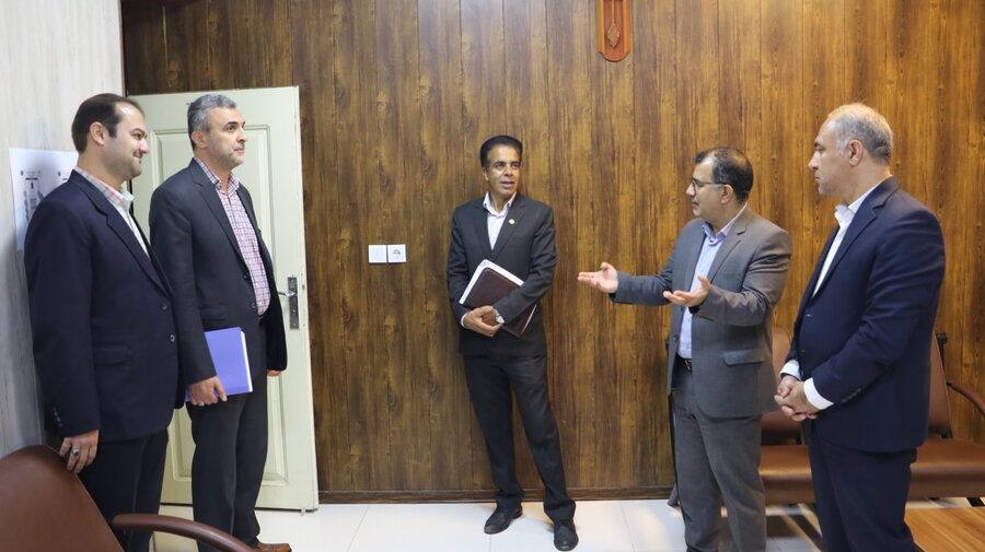 بازدید رئیس سازمان مدیریت و برنامه ریزی استان از اداره کل بهزیستی و اداره بهزیستی شهرستان بجنورد