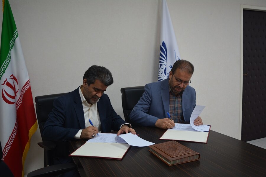 تفاهم نامه همکاری بهزیستی خوزستان و پارک علم و فناوری منعقد شد