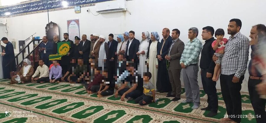 دشت آزادگان| دیدار با مددجویان در مسجد امام صادق(ع)