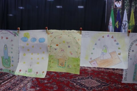 گزارش تصویری |جشن تکلیف دختران تحت پوشش بهزیستی شهرستان همدان به همراه  نمایشگاه نقاشی با موضوع «نماز»