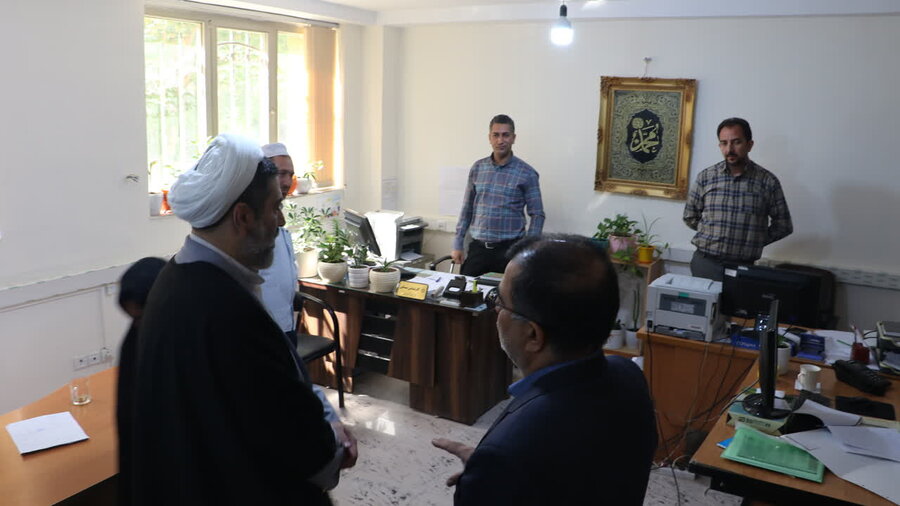 بازدید معاون پیشگیری از وقوع جرم دادگستری استان از اداره کل و بهزیستی شهرستان بجنورد