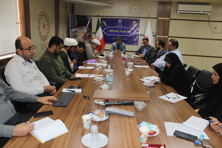 نشست هم اندیشی با گروه‌های جهادی ،قرارگاه های مردمی وبسیج در بهزیستی خوزستان برگزار شد