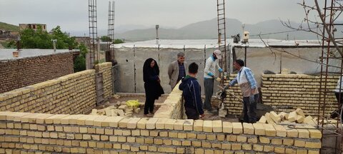 ساخت یک واحد مسکونی ویژه مددجویان سازمان بهزیستی توسط بسیج سازندگی شهرستان سلسله
