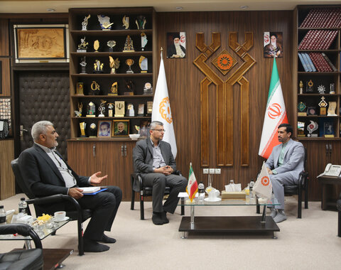 دیدار آقای ابراهیم رضایی نماینده مجلس بوشهر  با رئیس سازمان بهزیستی کشور