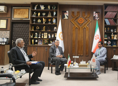 دیدار آقای ابراهیم رضایی نماینده مجلس بوشهر  با رئیس سازمان بهزیستی کشور