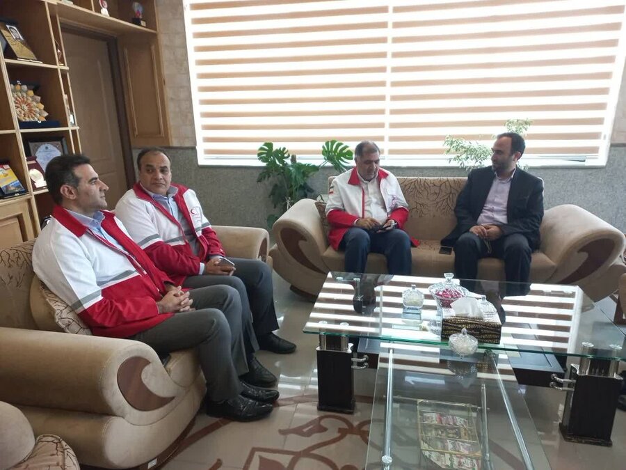 جلسه بهزیستی و هلال احمر کرمانشاه