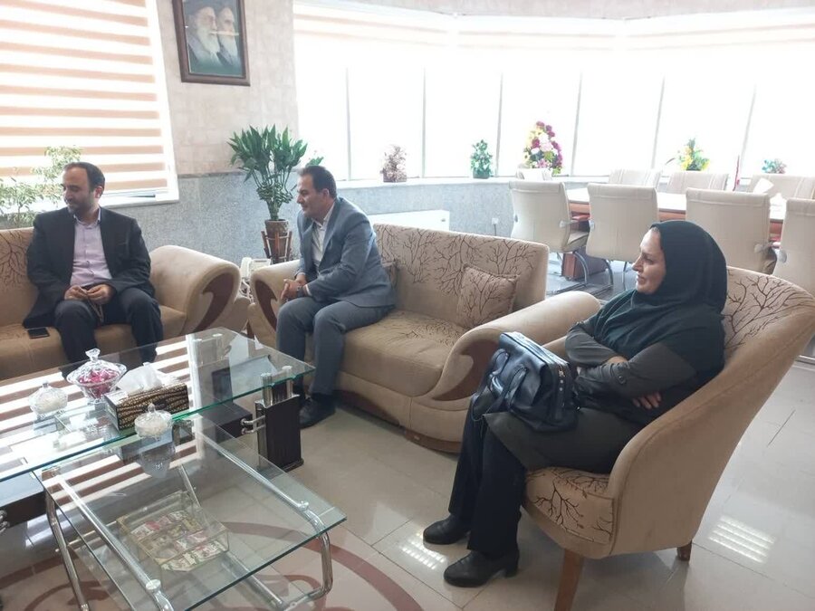 جلسه بهزیستی و هلال احمر کرمانشاه