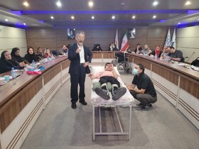 ساوجبلاغ| کلاس آموزشی پیشگیری از زخم بستر ویژه افراد ضایعه نخاعی توسط اساتید ژاپنی برگزار شد