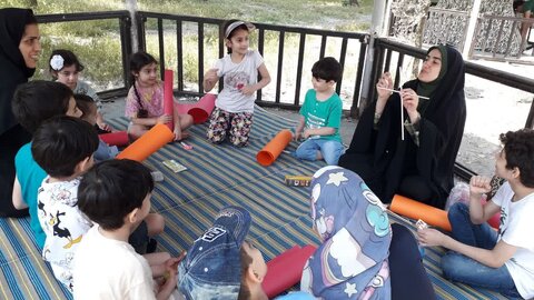 برپایی اردوی فرهنگی تفریحی ویژه بانوان کارمند دارای فرزند زیر۹سال بهزیستی گیلان با همراهی فرزندان