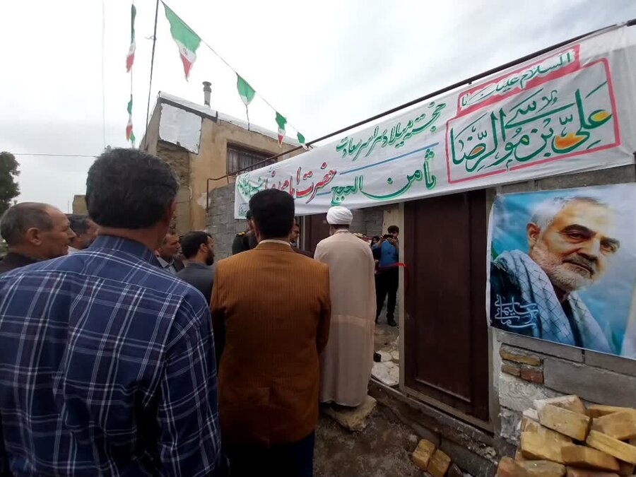 بهار| آئین افتتاحیه یک باب مسکن مددجویی در شهر صالح آباد